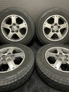 175/80R15 BRIDGESTONE/DUELER A/T 14年製 三菱 パジェロミニ 純正 15インチ 5.5J＋46 114.3 5H 夏タイヤ 4本 ブリヂストン (7-C233)