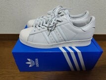 【30.0】未使用品 adidas Originals SUPERSTAR 82 CRYSTAL WHITE スーパースター82 クリスタルホワイト アディダスオリジナルス 白_画像1