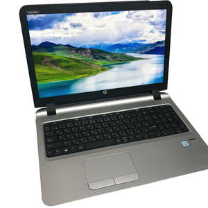 [Windows 11 PRO+ Office ] 中古 ノートパソコン HP 450G3 [CPU i3-6100U/ メモリ 4GB] 管理番号4427