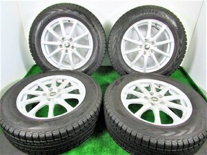 【ヨコハマ ice GUARD GO75】225/65R17 2019年製　17x7J +53 5穴 114.3 中古　スタッドレス 4本【宮城発 送料無料】MYG-A5048