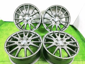 ◆VELVA SPORT◆17x7J +47 5穴 114.3 中古アルミ ホイール 4本 【宮城発 送料無料】MYG-B11707