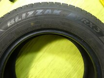 ブリヂストン BLIZZAK VRX3 185/65R15 88Q★8分山 2021年製 1本価格 中古 スタッドレス【送料無料】AOM-K1526 青森_画像4