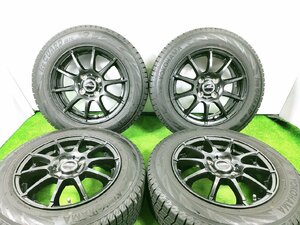 ★SCHNEDER★165/70R14 2021年製 14x5.5J +48 4穴 PCD100 中古 スタッドレス 4本【宮城発 送料無料】MYG-B11798