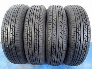 ヨコハマ DNA ECOS ES300 145/80R12 74S★8分山 ノーマル 2021年製 4本価格【福島発 送料無料】FUK-D13404★軽自動車