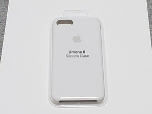  Apple iPhone 8 / 7 / SE (第2世代) (第3世代) 用 純正 シリコンケース ホワイト Silicone Case White 未開封 未使用 新品 MQGL2ZM/A