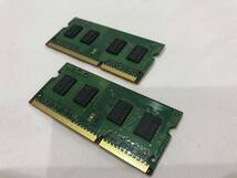 Samsung M471B5273DH0-CH9 2G×2枚セット - PC3-10600S/DDR3-1333 204Pin DDR3 S.O.DIMM 4GB(2GB x2) _画像3