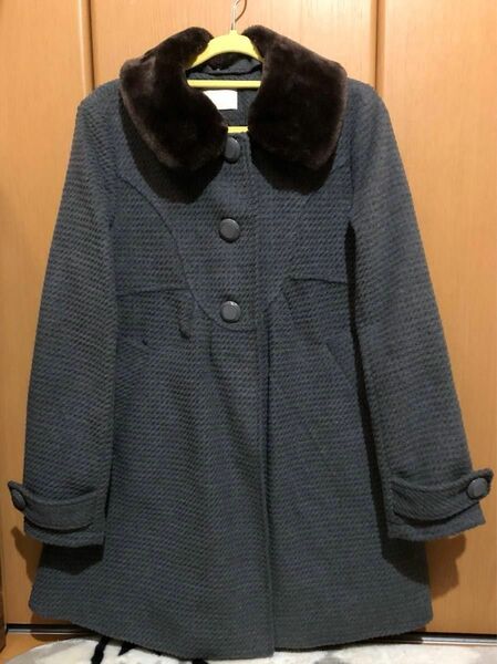 OLIVE des OLIVE ロングコート ファー 