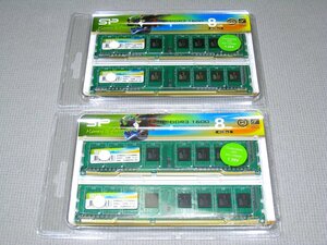 【未開封】Silicon Power DDR3L-1600 4GB×4枚 合計16GB 1.5v/1.35v対応 SP004GLLTU160N02