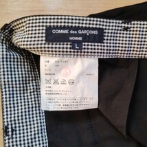 COMME des GARCONS HOMME　コム デ ギャルソン　セットアップ　スーツ　ブラック　ジャケット(HG-J061 size M)　パンツ(HG-P047 size L)_画像6