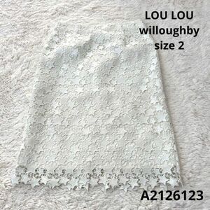 LOULOU willoughby 膝丈レーススカート　size 2