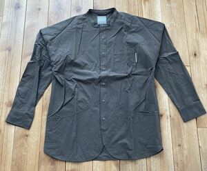 【美品】アトリエブルーボトル Atelier Blue Bottle Hiker’s Shirts ハイカーズシャツ チャコール サイズM 山と道 ridge リッジ