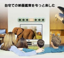 置き時計 ホームシアタース　ブルートゥース スピーカー　ワイヤレススピーカー Bluetoothスピーカー TV テレビ ス サウンドバー　木調_画像4