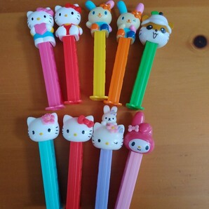 PEZ HELLO KITTY コンプリートセット マイメロディ クリリン ウサハナ アロハキティ ペッツ My Melody サンリオの画像1