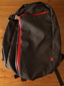 EURCOOL 防水仕様　ノートパソコン用　バックパック　黒×赤ライン　ビジネス 旅行用　コンピューター　バッグ　かばん