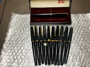 MONTBLANC モンブラン 万年筆 マイスターシュテュック12 320 220 221 14K 585 ゴールド 18K 750 まとめ売り11点