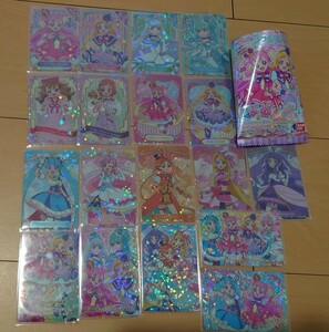 わんだふるぷりきゅあ！ キラキラカードグミ ～バトンタッチ～ 全18種 フルコンプ プリキュア カード