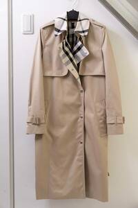 BURBERRY ロング チェックカラー トレンチコート ベージュ