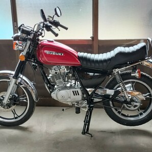 動画あり★GN125H★レストア済み★少しカスタム スズキ 検索GS125 GZ125 ネイキッド 旧車の画像2