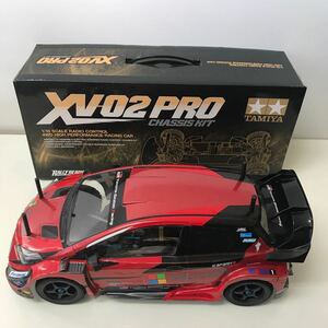 〈DK116〉TAMIYA タミヤ XV-02 PRO シャーシキット　1/10 SCALE 4WD RALLY READY シャーシ RC ボディ　シャーシ