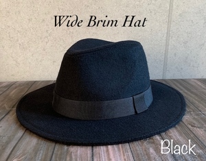  hat melt n wide‐brimmed folded in the middle hat fe gong hat simple soft hat hat man and woman use formal casual black M size bk