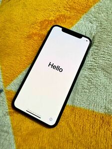 【SIMフリー】Apple iPhone X 256GB スペースグレイ 美品docomo SIMロック解除済み MQC12J/A 箱付