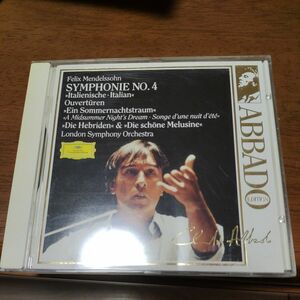 ◆CD◆CLAUDIO ABBADO CLAUDIO ABBADO MENDELSSOHN:SYM4