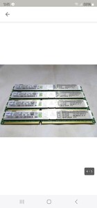 美品 SAMSUNG ヒートスプレッダ付メモリー DDR3-1600 PC3-12800R 1枚8GB×4枚組 合計32GB 両面チップ Registered ECC 動作検証済