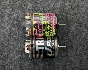 【当時物】CAM SUPER MODIFIED ＆ TRIYNITY J POWER 1/10バギー用モーター 2個セット