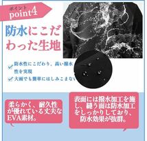 レインコート 自転車 バイクポンチョ レインポンチョ 雨具 リュック対応 二重ツバ付き 男女兼用 超軽量 防水防風_画像5