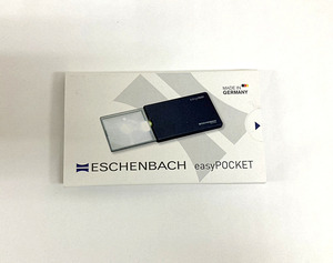 ESCHENBACH(エッシェンバッハ) 携帯用薄型ライトつきルーペ イージーポケット ブラック 3倍 ドイツ製 1521-10