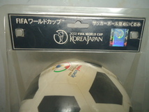 　（１）FIFA・２００２・ワールドカップ・記念品（サッカーボール型・ぬいぐるみ・ブラック）_画像5