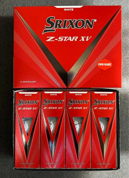 【24時間以内発送】スリクソン Z-STAR XV 2023モデル ホワイト 1ダース