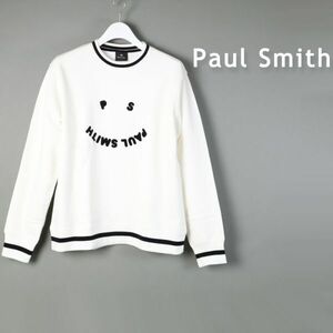 033a 新品 Paul Smith ポールスミス Happy スウェットシャツ 長袖 Tシャツ パーカー PS トレーナー ユニセックス L