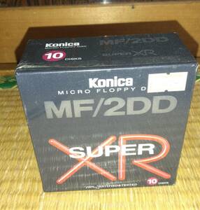 新品未開封　10個パック　Konica コニカ MF/2DD SUPER XR MICRO FLOPPY DISK マイクロフロッピーディスク