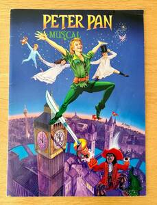 ピーターパン ブロードウェイ・ミュージカル パンフレット 美品 貴重・希少 英語 Peter Pan　美品 キャシー・リグビー主演