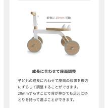 【HOPPL ホップル】ファーストウッドバイク 子供用自転車 グレー_画像9