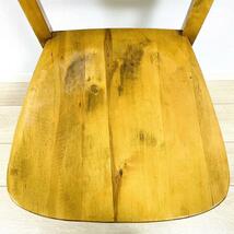 木製チャペルチェア チャーチチェア 英国アンティーク ヴィンテージ　chapel chair　Church chair　vintage　antique　イギリスイス_画像7