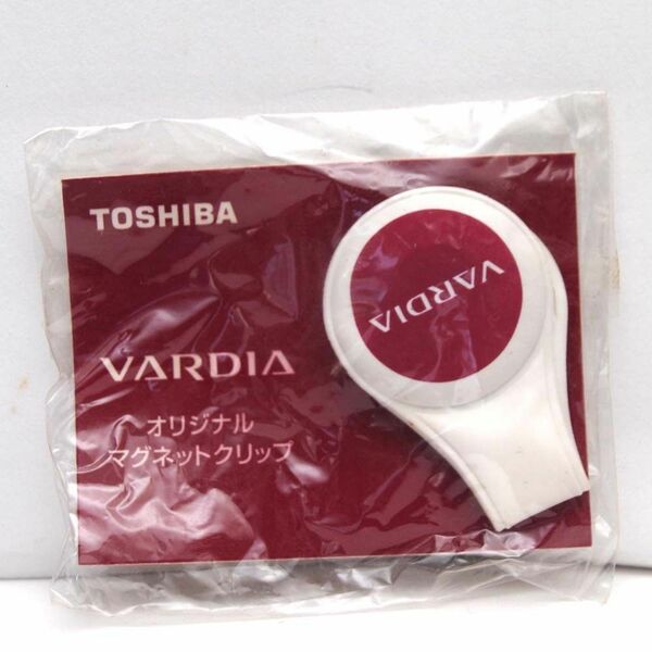 東芝VARDIAオリジナルマグネットクリップ■TOSHIBAノベルティ