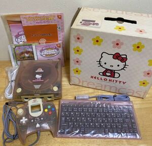 一部新品 SEGA DC ドリームキャスト 本体 ハローキティ スケルトン ピンク HKT-3000 ドリキャス セガ Dreamcast SEGA