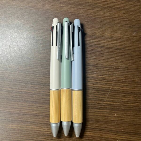 三菱鉛筆 uni ジェットストリーム 多機能ペン 4＆1 BAMBOO （黒・赤・青・緑）0.5mm ×3