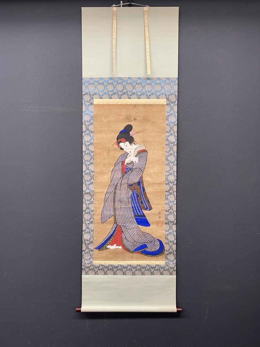 [Copie] [One Light] [Réduction du prix final] vg7306 (Gyokusui) Beauty Ukiyo-e, Peinture, Peinture japonaise, personne, Bodhisattva