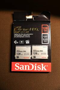 SanDisk Extreme PRO CFast 2.0 Card 128GB サンディスク cfastカード 2枚セット