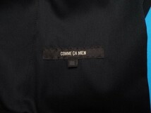 新品定価2万円 COMME CA MEN コムサメン エンボスストライプ スラックス/パンツLL黒(05) 25PC06_画像5