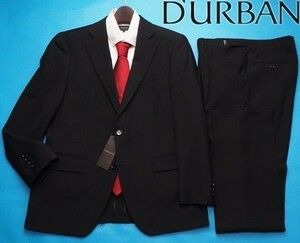 新品定価5.5万円 STUDIO by DURBAN ダーバン 10マンス ブラック無地 冠婚葬祭OK スーツ/礼服 A6黒(99) 0000070