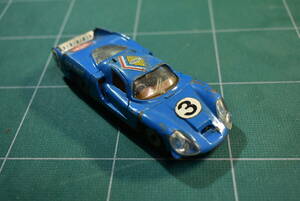 Qm003 1970's vintage Politoys Models M No. 598 Alpine Renault STP Italy イタリア製 ポリトイズ ルノー アルピーヌ レーシングカー 