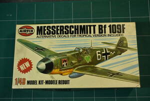 Qm025 絶版 1980年製 vtg Airfix 1:48 airfix Messerschmitt Bf109F メッサーシュミット 英国 デカール 60サイズ