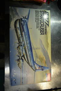 Qn991 【絶版1987年】Academy 1:72 Boeing B-377 Clipper Nightingale Stratocruiser デカール有 部品取り 100サイズ