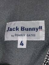 JACK BUNNY by PEARLY GATES ジャックバニー　パーリーゲイツ チェック柄　防風　撥水 蓄熱　ゴルフロングパンツ サイズ4 262-236109_画像7