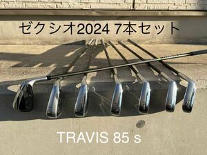 ゼクシオＸエックス2024 7本セットトラビルTRAVIL85Sアイアン 