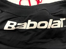 r1_6118k ★定形外 配送★ BabolaT バボラ テニス ミニスカートスコート付 カプリタイツ 黒/サイズM_画像4